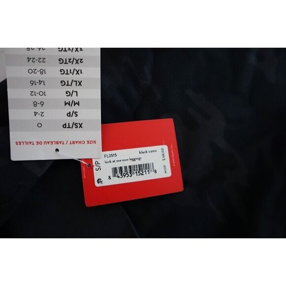 Spanx FL3515 Sz S (2-4) Black Camo Look at Me Now High-Waisted Seamless Leggings - Picture 4 of 11